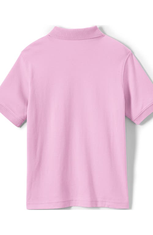 LANDS' END LANDS' END SCHOOL UNIFORM KIDS SHORT SLEEVE INTERLOCK POLO SHIRT 