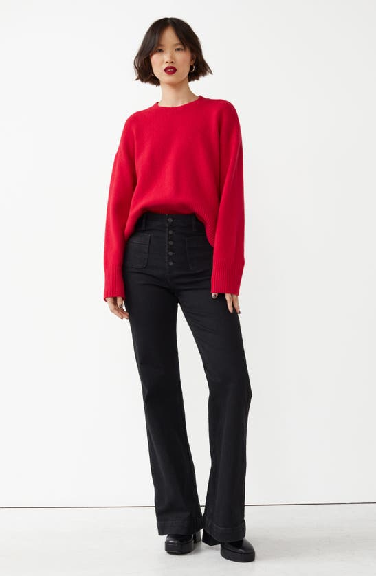 Shop & Other Stories Relaxed Sweater In Red