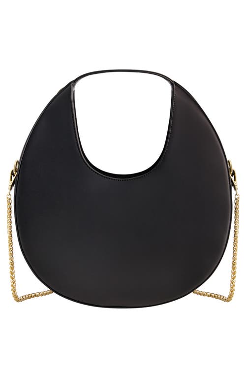 Christian Siriano Round Chain Strap Bag In Black
