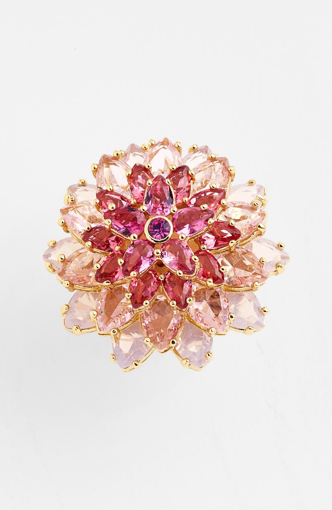 kate spade new york 'ombré bouquet' crystal statement ring Nordstrom