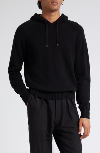 Cashmere Blend Hoodie Sweater