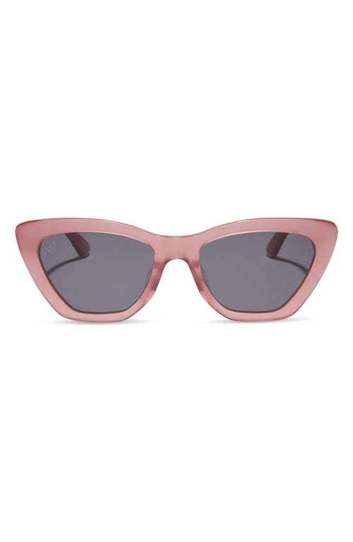 DIFF Camila 56mm Gradient Square Sunglasses in Guava /Grey at Nordstrom