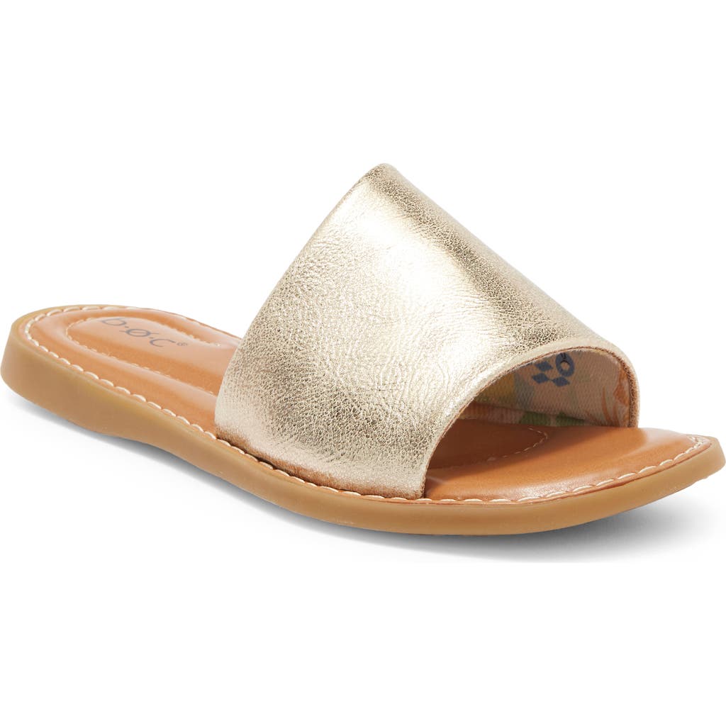 B O C Keely Slide Sandal In Champagne