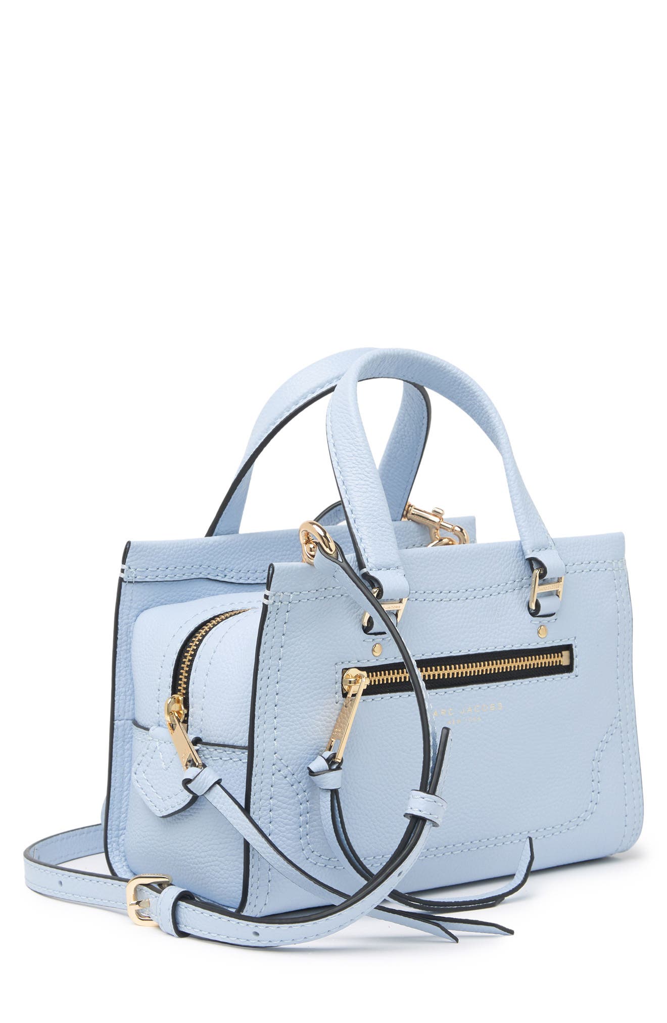 Marc Jacobs Mini Cruiser Pebbled Leather Crossbody Satchel