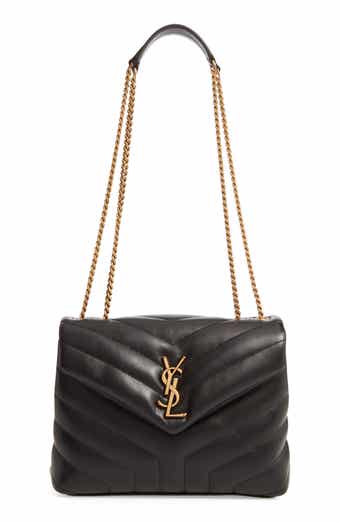 Yves Saint Laurent Black Quilted Leather Toy LouLou Shoulder Bag - Yoogi's  Closet