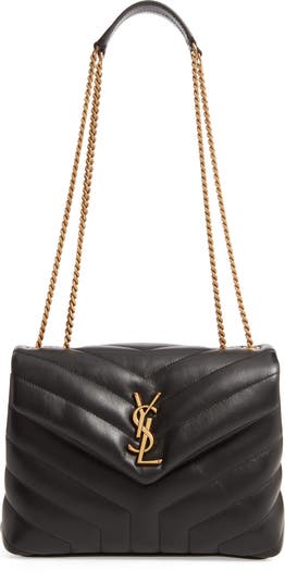 SAINT LAURENT Loulou small leather shoulder bag DEEP TAUPE – Top Quality Yves  Saint Laurent Bags Shop