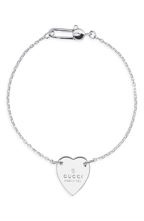 elektrode modtagende Juster Gucci Trademark Heart Chain Bracelet | Nordstrom
