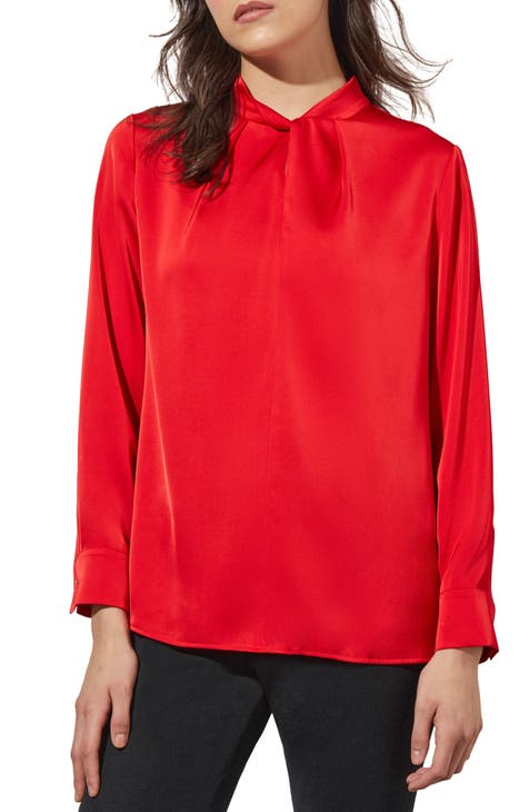 Chanel Women's Blouse - Red - M