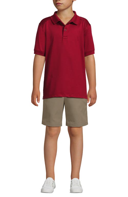 LANDS' END LANDS' END SCHOOL UNIFORM KIDS SHORT SLEEVE RAPID DRY POLO SHIRT