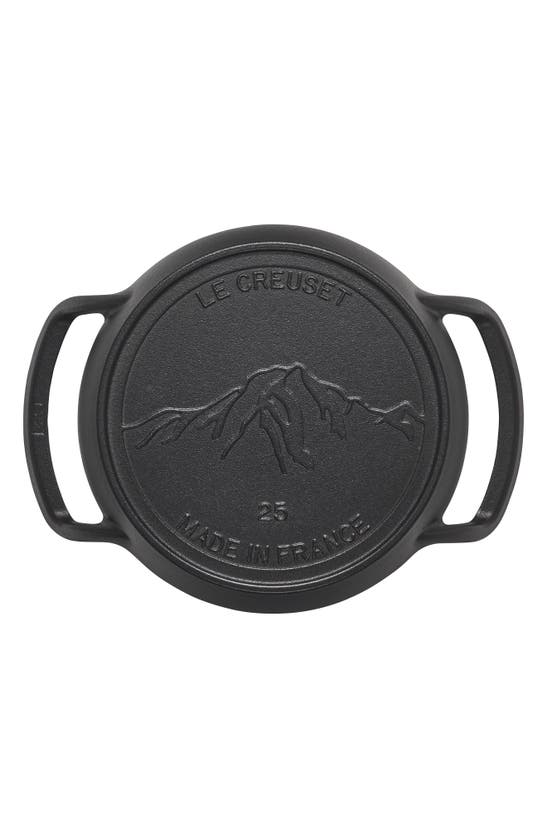 Le Creuset Alpine Cast Iron Skillet In Matte Black