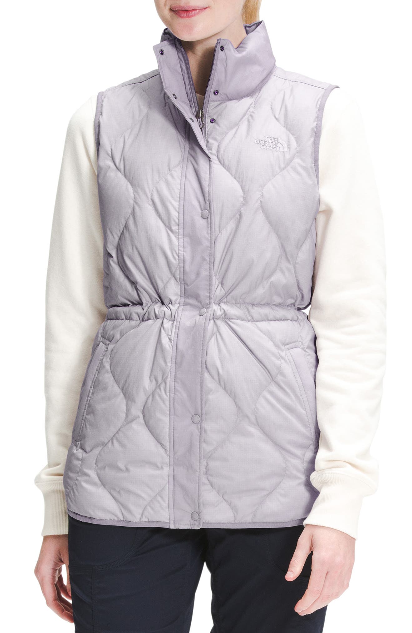 north face puffer vest women's