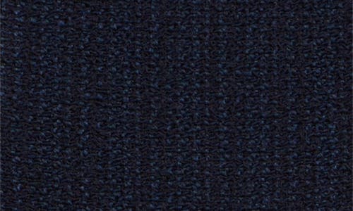 Thom Browne Textured Weave Sleeveless Midi Dress In Navy