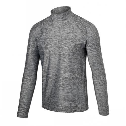 Shop Uv Skinz Long Sleeve Active Sun & Swim Shirt In Grey Jaspe