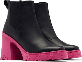 SOREL Brex™ Waterproof Platform Block Heel Chelsea Boot (Women