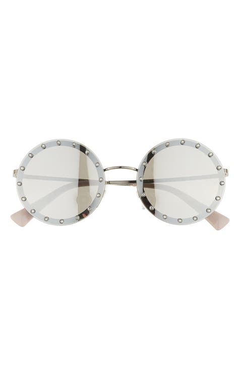 White Round Sunglasses for Women | Nordstrom