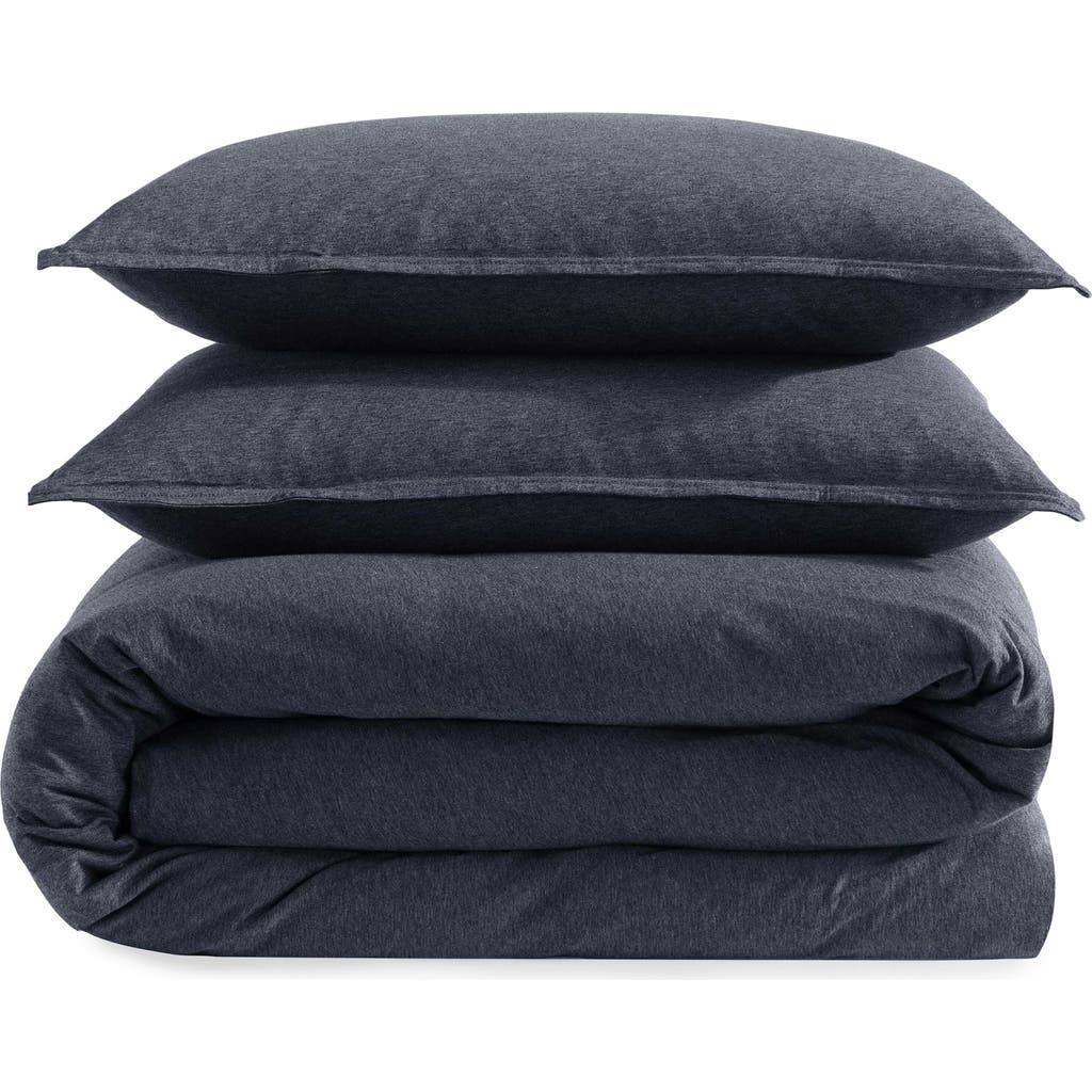 Calvin Klein Modern Mélange Comforter & Shams Set In Gunmetal Grey