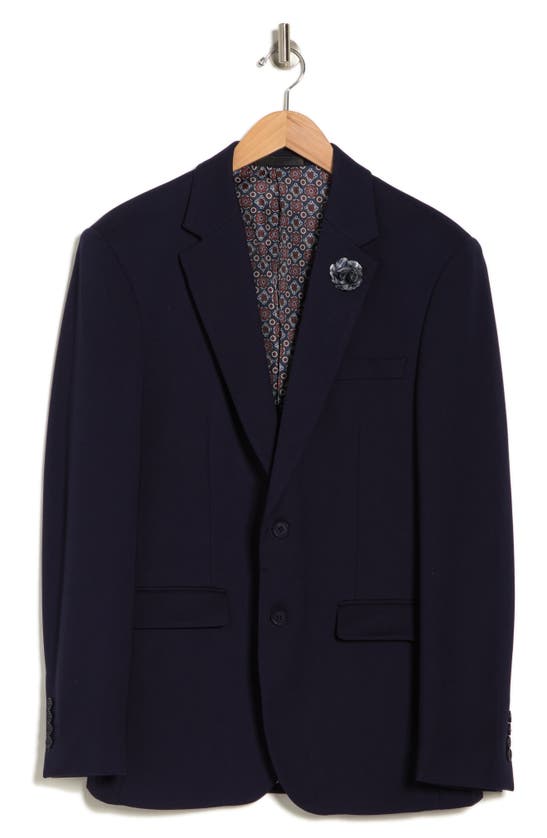 Tahari Slim Fit Sport Coat In Navy