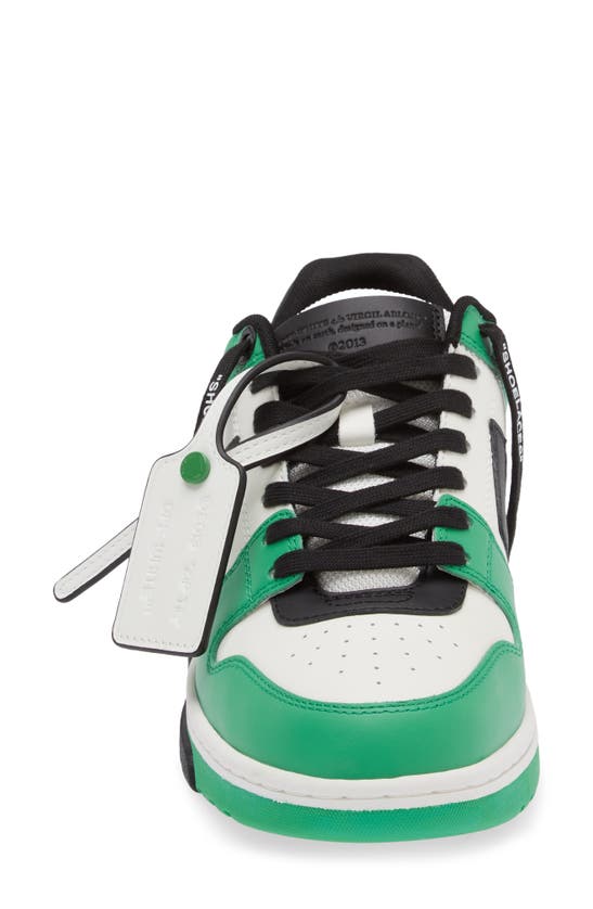 Shop Off-white Out Of Office Low Top Sneaker In Green Black