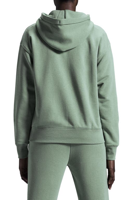 Shop On Club Oversize Organic Cott Blend Hoodie In Fern