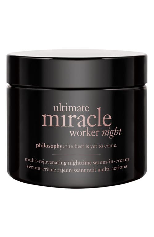 ultimate miracle worker night multi-rejuvenating nighttime serum-in-cream