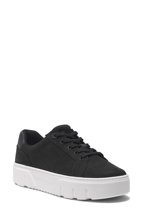 Shop Timberland Laurel Court Platform Sneaker In Black Nubuck