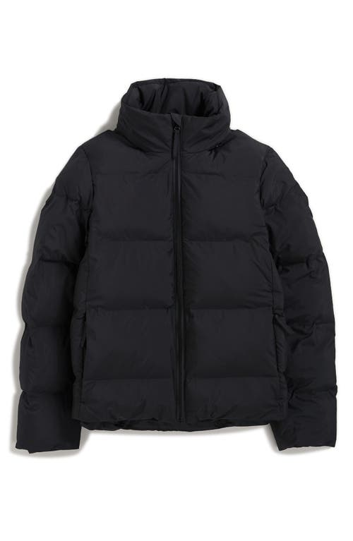 Shop Seasalt Cornwall Field Path Waterproof Puffer Jacket In Black