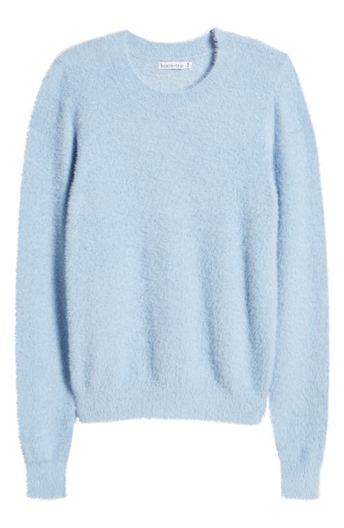 Shop Brave + True Brave+true Coco Chenille Sweater In Sky Blue