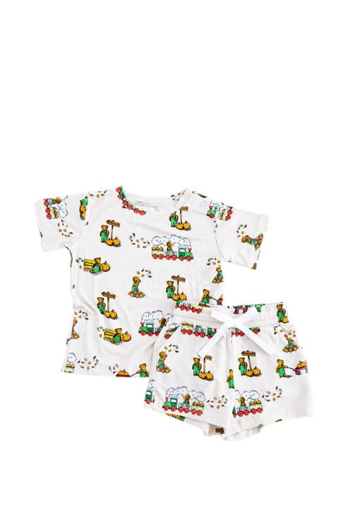 Charlie Lou Baby ® Baby's Corduroy Shorts And Shirt Set In Beige