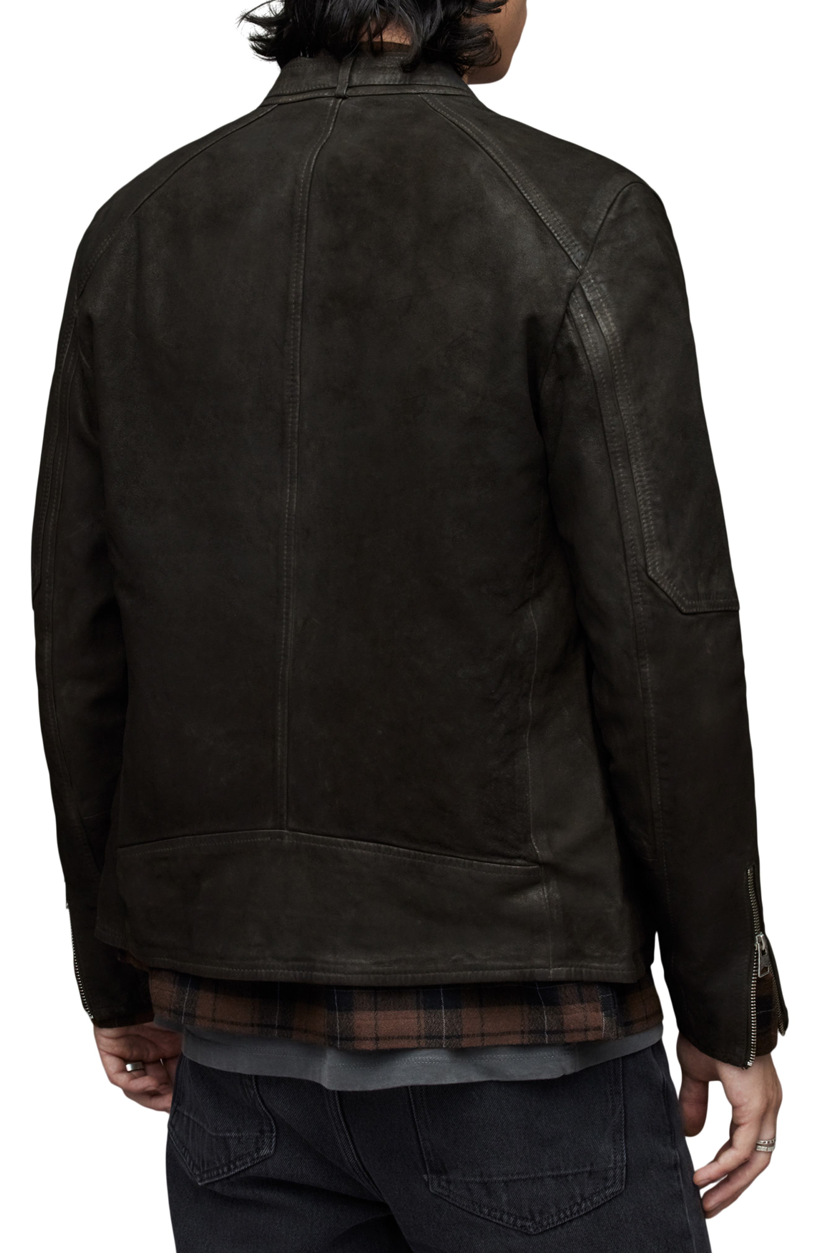 Allsaints Cora Jacket All Saints Grey Suede Jacket All Saints Cora