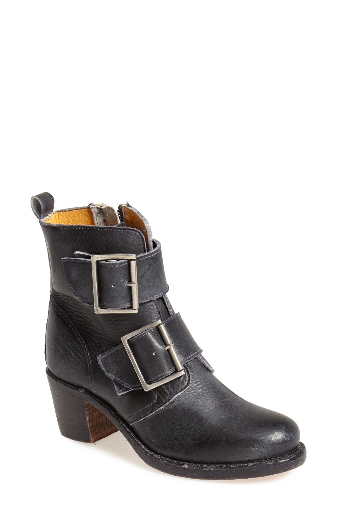 Frye 'Sabrina' Double Buckle Bootie (Women) Nordstrom