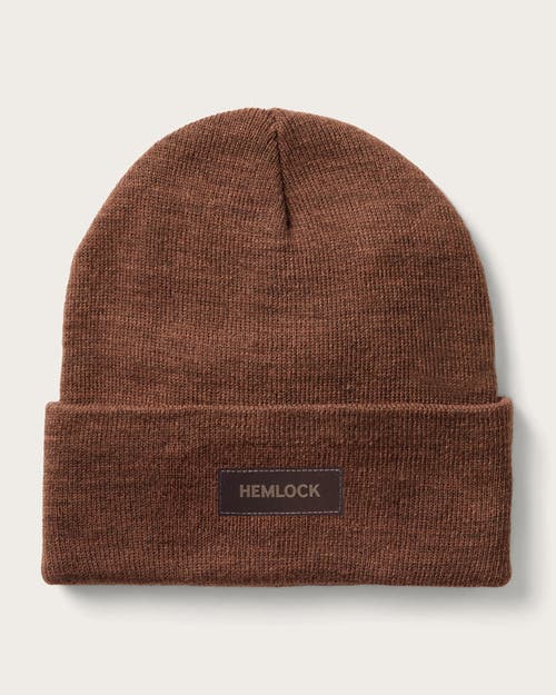 Hemlock Beacon Baby Beanie In Mocha