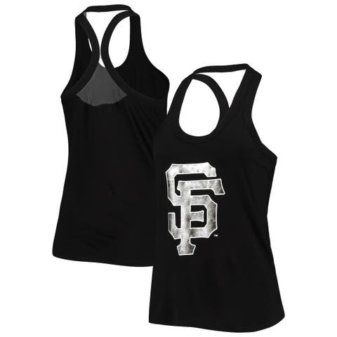 PINK - Victoria's Secret Black Jersey Mesh SF Giants Baseball Tank