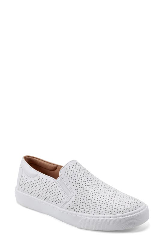 Shop Easy Spirit Luciana Lasercut Slip-on Sneaker In White