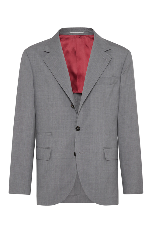 Shop Brunello Cucinelli Deconstructed Blazer In Grey