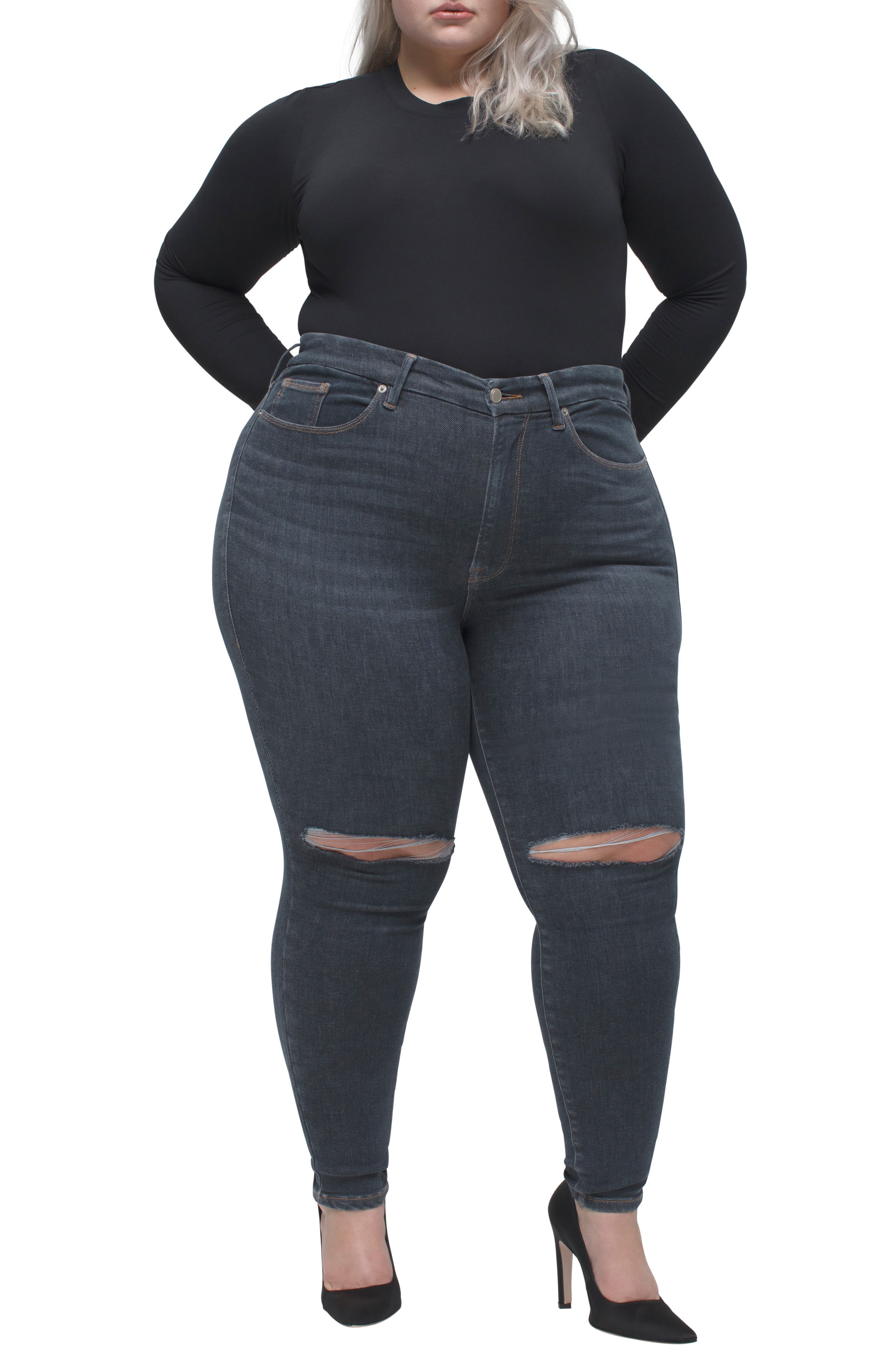 Women's Good American Always Fits Skinny Jeans Women's Good American Always Fits Skinny Jeans