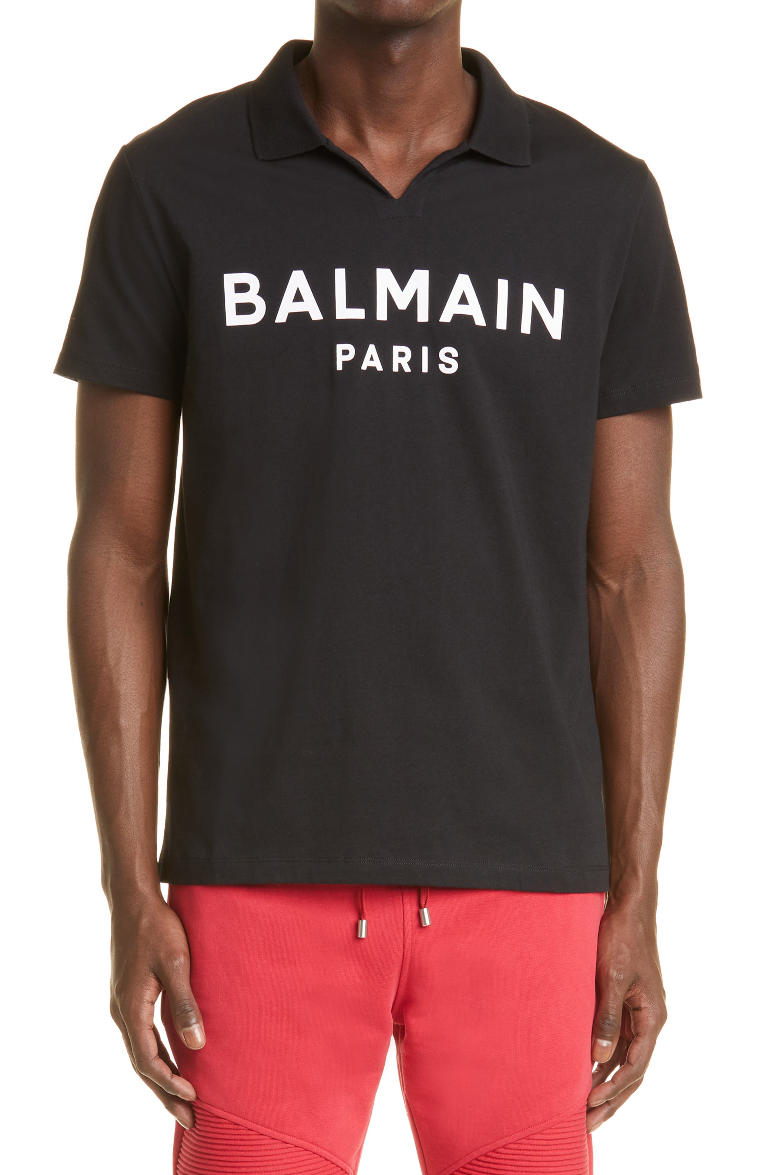 balmain polo t shirt