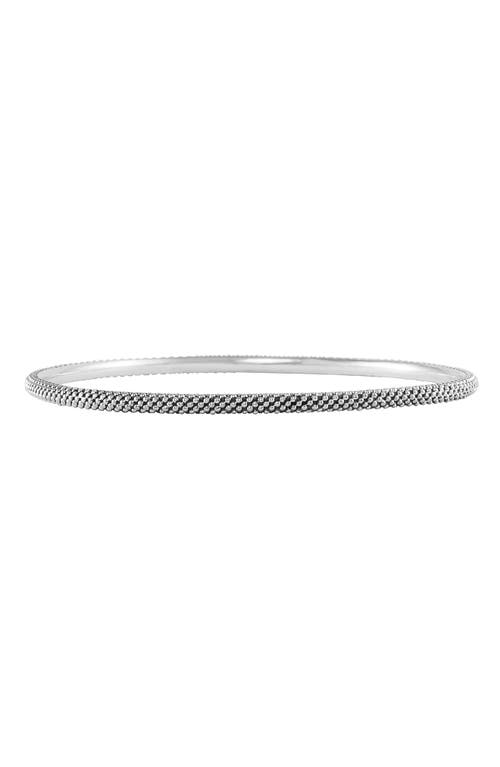 LAGOS Caviar Bangle in Sterling Silver at Nordstrom