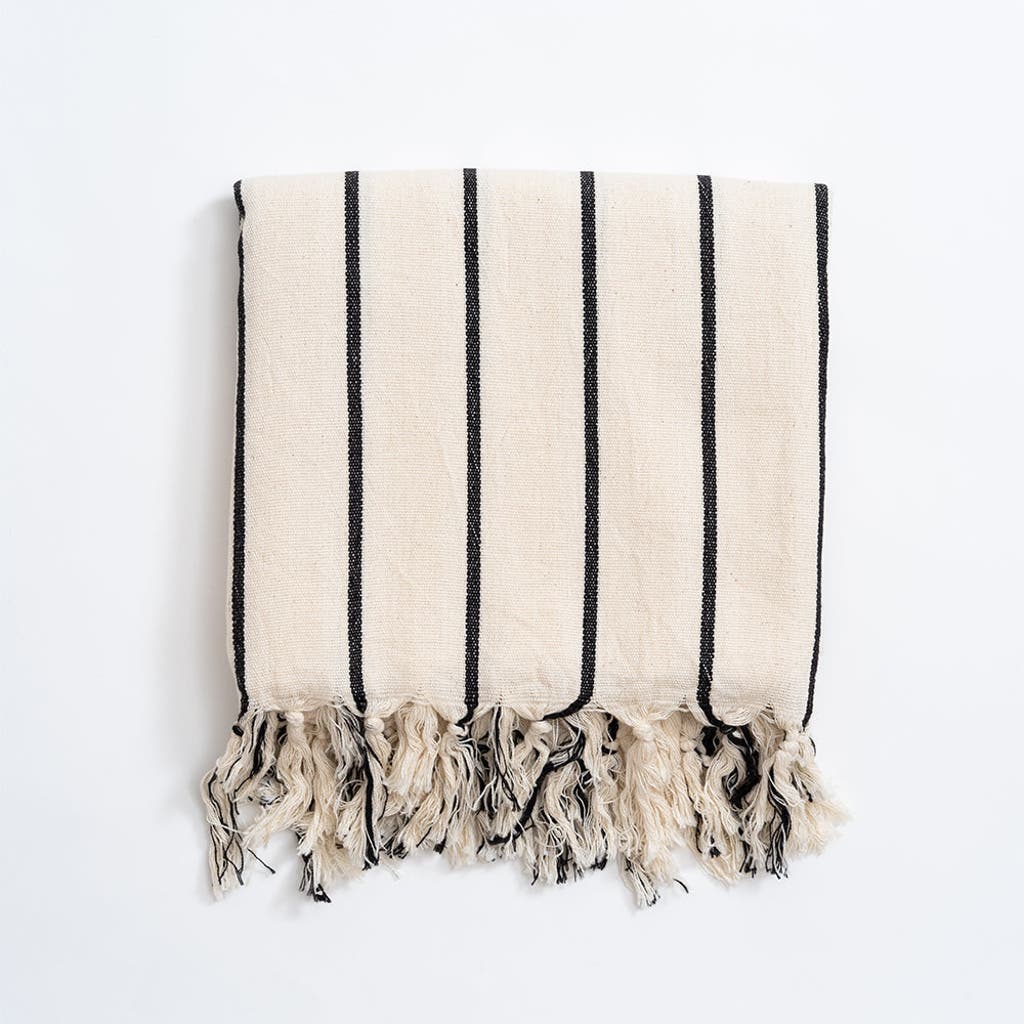 Eastern Woven Ahlat Turkish Hand Towel In Stripe