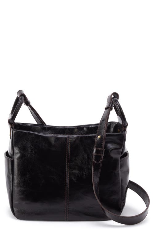 HOBO Sheila Leather Crossbody Bag in Black at Nordstrom