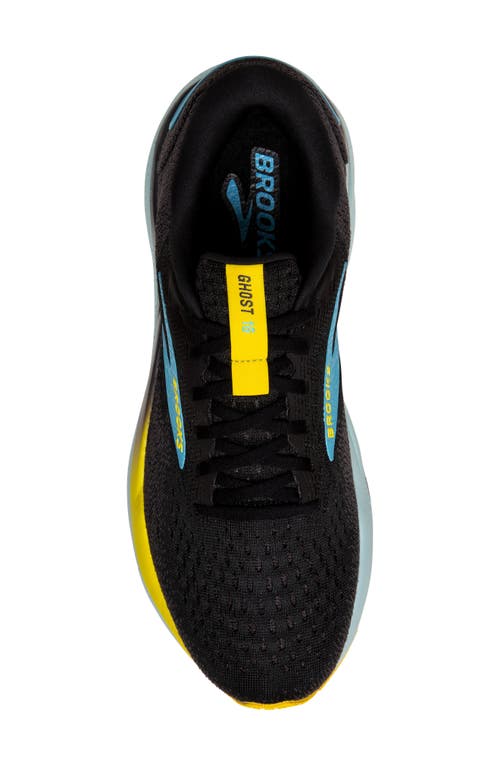 Shop Brooks Ghost 16 Running Shoe In Black/forged Iron/blue