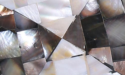 TIRAMISU TIRAMISU SET OF 4 MOTHER OF PEARL RESIN COASTERS 