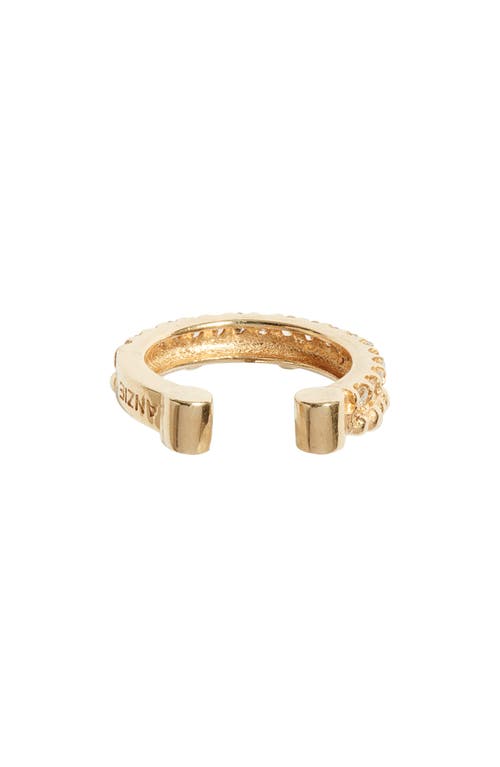 Anzie Women's Dew Drop 14k Yellow Gold & Diamond Ear Cuff In Yellow Gold