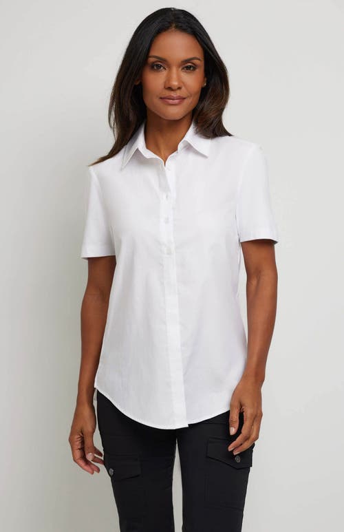 Anatomie Helia Button Up Shirt In White