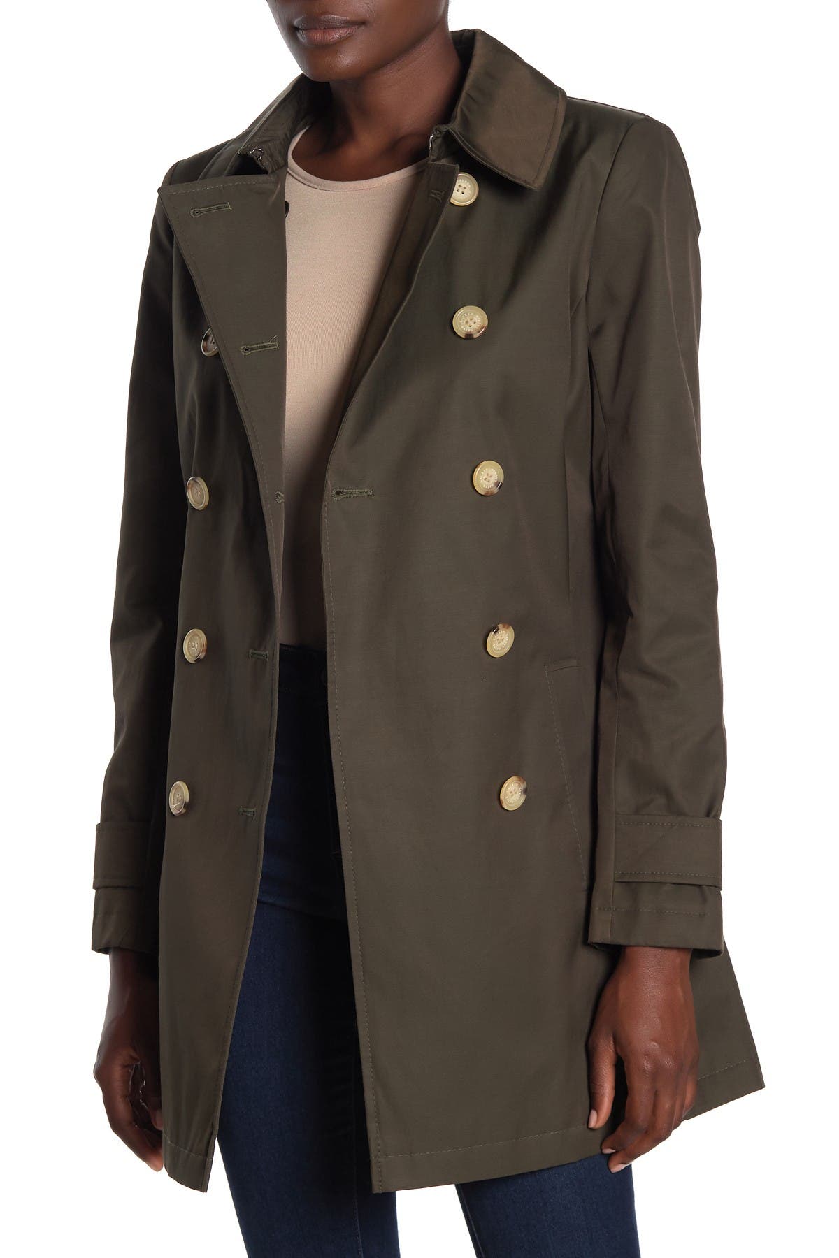 Lauren Ralph Lauren Double Breasted Trench Coat Nordstrom Rack