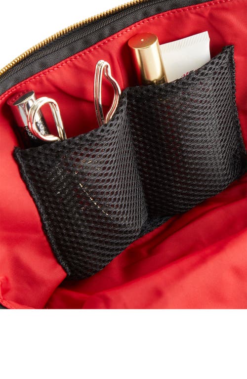 KUSSHI KUSSHI SIGNATURE LEATHER MAKEUP BAG 