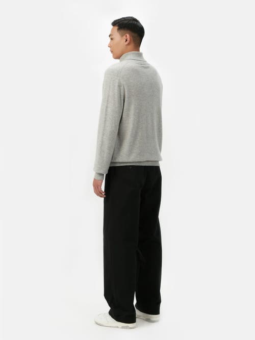 Shop Gobi Cashmere Turtle Neck In Dawn Blue