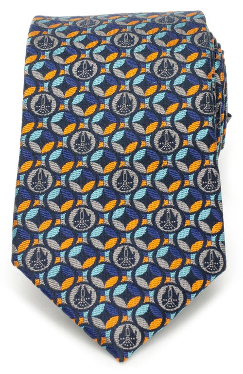 Cufflinks, Inc. Star Wars Millennium Falcon Navy Motif Silk Tie in Blue at Nordstrom