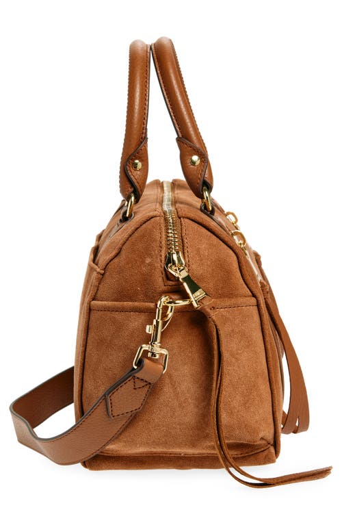 Aimee Kestenberg Constellation Satchel Bag In Chestnut Suede
