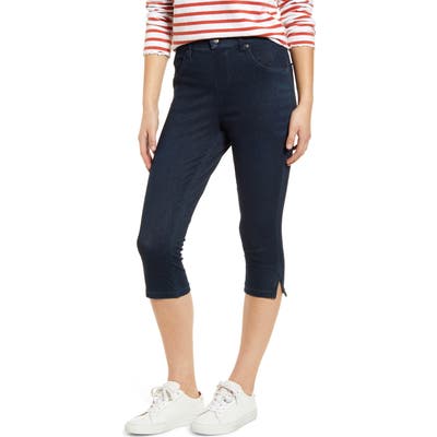 Hue Ultrasoft High Waist Capri Denim Leggings, Black