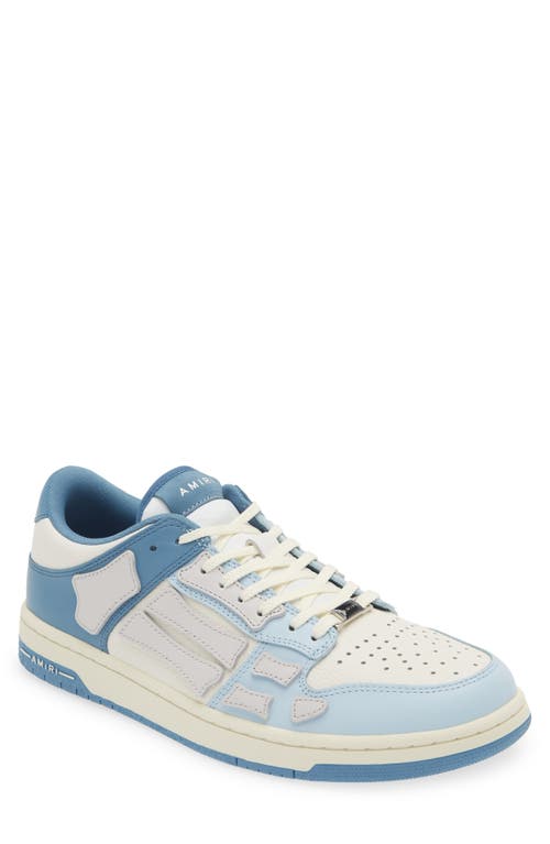 Shop Amiri Skel Sneaker In Blue White Blue